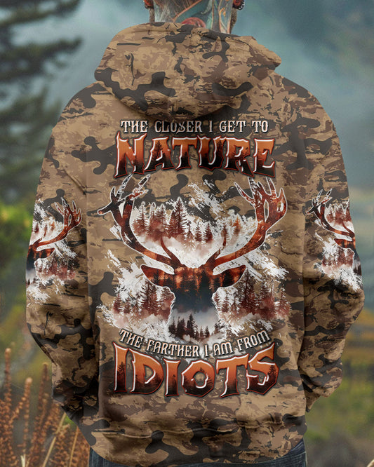 Maxcorners The Closer I Get To Nature Deer Hunting All Over Print - Tltw1911244 LM2101