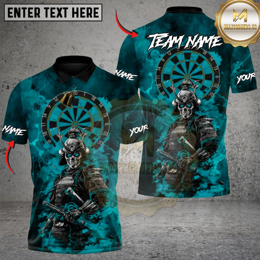 Maxcorners Darts Samurai Of The Scarlet Board Dart Multicolor Customized Name, Team Name 3D Shirts