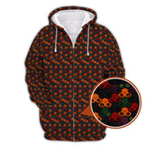 Maxcorners Funny Pattern Golf Shirt, Halloween Golf Shirt With Pumpkin, Crazy Golf Shirt For Golfer