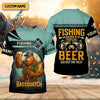 Maxcorners Fishing Solves Most Of My Problems Beer Solves The Rest SPF Shirt, Funny Fishing Shirt, Fishing Shirts For Men