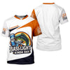 Maxcorners Basslight Kinda Day Fish And Beer Funny Fishing Shirt, SPF Shirt For Men, Gift For Fisherman, Bass Fishing