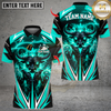 Maxcorners Bowling Flaming Muscle Bull Multicolor Customized Name, Team Name 3D Shirts