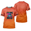 Maxcorners Crappie Mood Orange Neon Fishing UPF Shirts, Funny Fishing Shirt, Gift For Fisherman