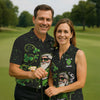 Maxcorners Grip It Rip It Sip It St Patrick's Day Leprechaun Golf And Beer Shamrock Golf Shirt, Golf Shirts For Men