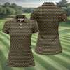 Maxcorners Golf Hub Repeat Logo Golf Top, Funny Golf Community Design, Golf Shirts For Women LM1507