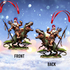 Maxcorners Custom Name Dinosaur, Prehistoric People Ornament 2D Flat LM2111