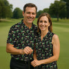 Maxcorners St Patrick's Day Leprechaun Character Golf And Beer Black Golf Shirt, Fun Golf Shirts For Men, Polo For Men