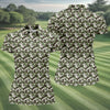 Maxcorners Adult Humor Mermaid Scale Golf Shirt, Woodland Scale Pattern Polo, Polo Shirts For Women LM1507