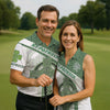Maxcorners St Patrick's Day Celtic Knotwork Pattern Shamrock Golf Shirt, Women's Golf Tops, Ladies Golf Polos