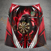 Maxcorners Darts Flame Cool Streetwear Dartboard Character Personalized 3D Skirts With Shorts