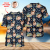 Maxcorners Custom Face Fishing UPF Shirts, Mens Fishing Shirts Long Sleeve, Gift For Fisherman