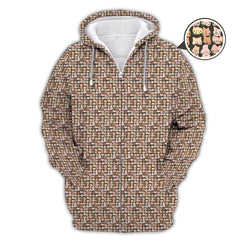 Maxcorners Funny Golf Shirt,  Boob Pattern Golf Polos for Men, Crazy Golf Shirts