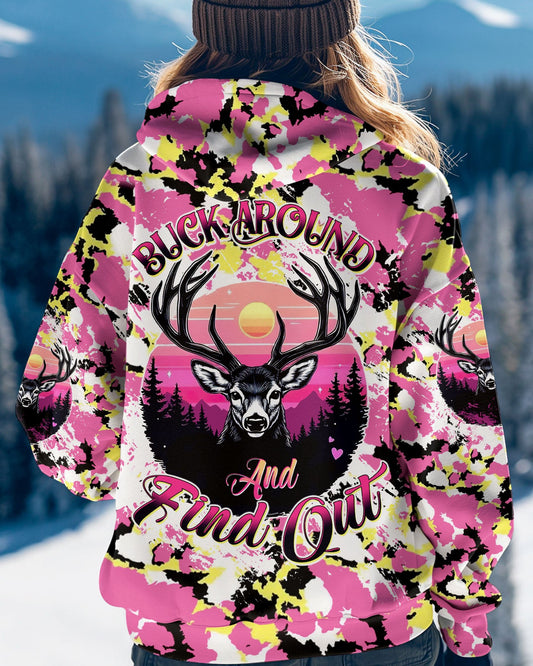 Maxcorners Buck Around And Find Out Deer Hunting All Over Print LM1601