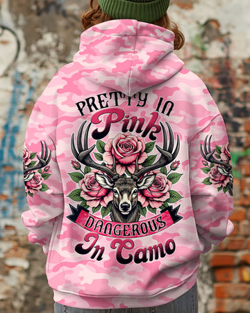 Maxcorners Pretty In Pink Hunting Deer All Over Print LM1601