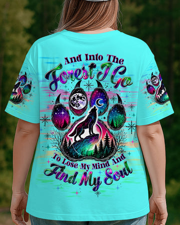 Maxcorners And Into The Forest I Go Wolf All Over Print LM1501