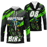 Maxcorners Green Mountain Cycling Customize Name 3D Shirts