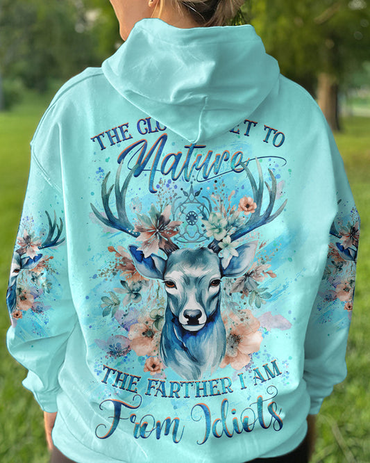 Maxcorners The Closer I Get To Nature Deer Hunting All Over Print LM2101