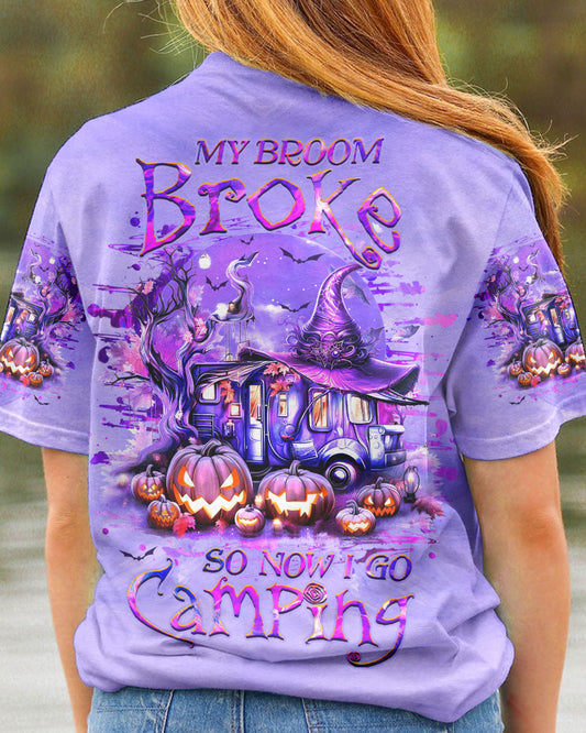 Maxcorners My Broom Broke So Now Halloween Camping All Over Print LM2101