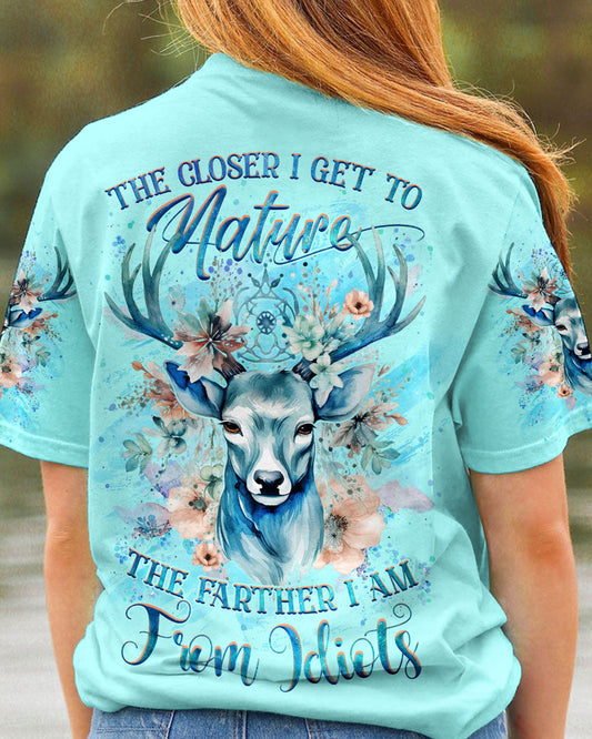 Maxcorners The Closer I Get To Nature Deer Hunting All Over Print LM2101
