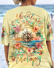 Maxcorners Adventure Is My Best Therapy Compass All Over Print LM2101