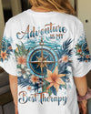 Maxcorners Adventure Is My Best Therapy Compass All Over Print LM2101