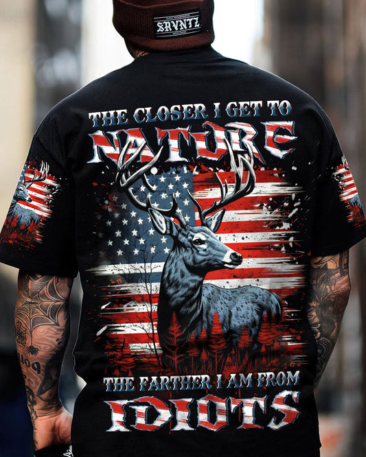 Maxcorners The Closer I Get To Nature Deer Hunting All Over Print LM2101