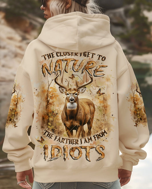 Maxcorners The Closer I Get To Nature Deer Hunting All Over Print LM2101