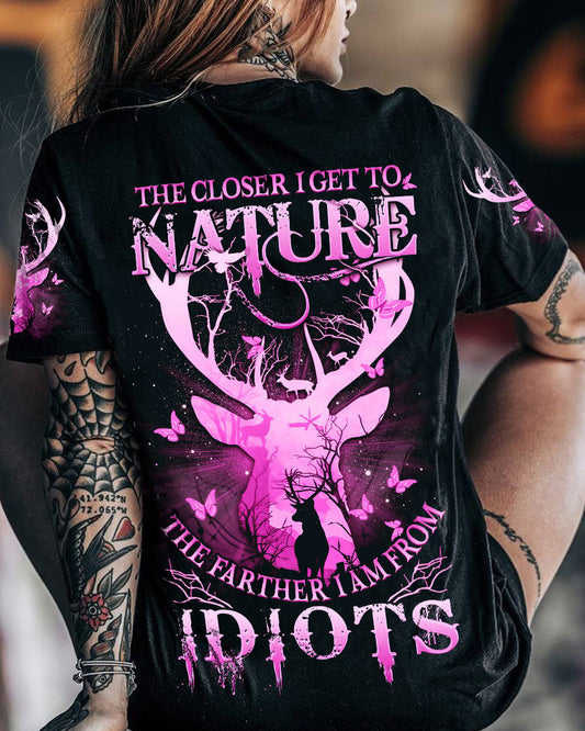 Maxcorners The Closer I Get To Nature Deer Hunting All Over Print LM2101