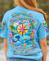 Maxcorners Smell The Sea Feel The Breeze Compass All Over Print LM1501