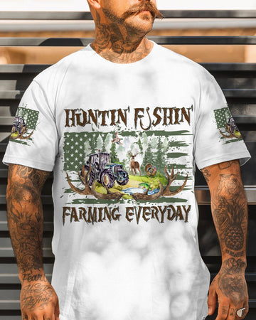 Maxcorners Hunting Fishing Farming Everyday All Over Print LM1601