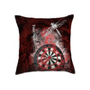 Maxcorners Darts Dragonfly Smoke Art Target Multicolor Customized Name 3D Pillow