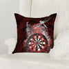 Maxcorners Darts Dragonfly Smoke Art Target Multicolor Customized Name 3D Pillow