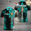 Maxcorners Billiard Ball 9 Cross Design Multicolor Customized Name, Team Name 3D Shirts