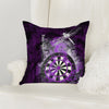 Maxcorners Darts Dragonfly Smoke Art Target Multicolor Customized Name 3D Pillow