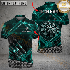 Maxcorners Darts Lightning Tech Net Multicolor Customized Name, Team Name 3D Shirts