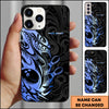 Maxcorners Bowling Gold Tribal Strike Ball Multicolor Personalized Name 3D Phone Case