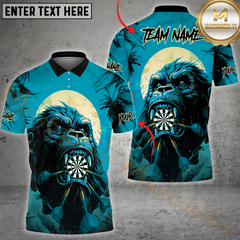 Maxcorners Darts Kong Colorful Multicolor Options Personalized Name, Team Name 3D Shirt