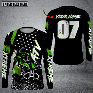 Maxcorners Rider's Roar Motorcycle Personalized Name 3D Shirt