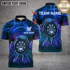 Maxcorners Darts Neon Dartboard Swag Multicolor Customized Name, Team Name 3D Shirts
