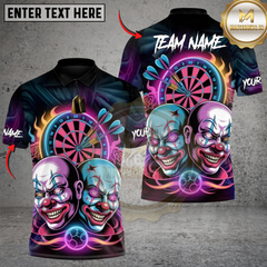 Maxcorners Darts Bullseye Maniacs Personalized Name 3D Unisex Shirt