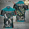 Maxcorners Darts Cobra Snake Crossed Arrows Multiple Options Personalized Name, Team Name 3D Shirt