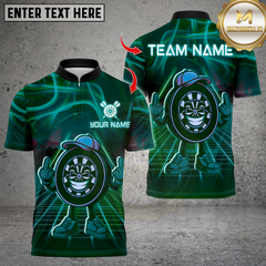 Maxcorners Darts Neon Dartboard Swag Multicolor Customized Name, Team Name 3D Shirts