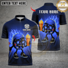 Maxcorners Darts Flaming Dartboard Beer Lover Multicolor Customized Name, Team Name 3D Shirts