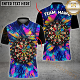 Maxcorners Darts Colorful Lightning Multicolor Options Personalized Name, Team Name 3D Shirt