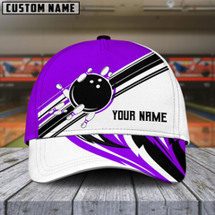 Maxcorners Bowling Dancing Strike Multicolor Personalized Name 3D Cap