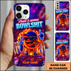 Maxcorners Bowling Funny Bowlshit Ball Multicolor Personalized Name 3D Phone Case
