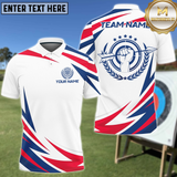Maxcorners Archery Classic Style Personalized Name 3D Shirt