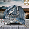 Maxcorners Fishing Skin Seawave Customized Name 3D Cap