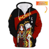Custom Name King Of Spades Shirt, Poker Polos For Men, Funny Poker Shirts, Gifts For Poker Lovers