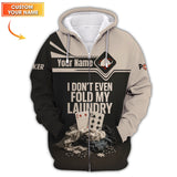 Custom Name Funny Poker Shirts, I Don’t Even Fold My Laundry Poker Polos, Playing Card Shirt